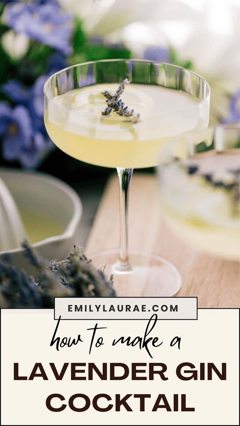 It’s sour! It’s sweet! It’s floral! This Lavender Gin Cocktail with Lemon is an enhanced gin cocktail made with elderflower liqueur and lavender bitters. Just think of it as a grown up version of the best lemonade you’ve ever had. Lavender Gin Cocktail, Lavender Bitters, Lavender Gin, The Best Lemonade, Lavender Martini, Rosemary Cocktail, Elderflower Cocktail, Lavender Cocktail, Best Lemonade