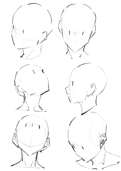 얼굴 드로잉, 얼굴 그�리기, Drawing Heads, Human Anatomy Art, 캐릭터 드로잉, Easy Drawings Sketches, Concept Art Drawing, Arte Inspo, Figure Drawing Reference