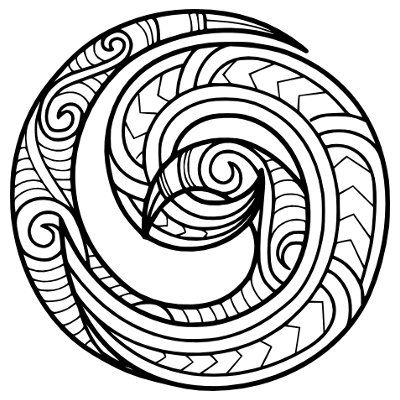 Maori double koru tattoo Polynesian Tattoo Symbols, Koru Tattoo, Simbolos Tattoo, Maori Symbols, Maori Words, Tattoo Symbols, Dragon Tattoo For Women, Fern Frond, Maori Art