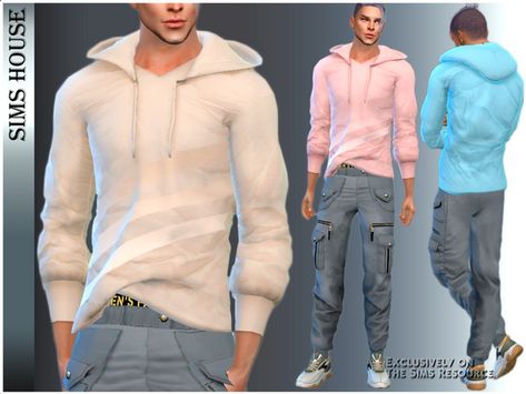 Sims Resource Men, Sims 4 Mens Cc, Holographic Jacket, Sims Download, Cc Clothes, Cut Hoodie, Ladies Short Jackets, Male Clothing, Sims4 Clothes