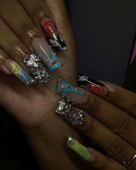 recreation set 🩵 #dallasnailtech | Instagram Lipstick Nails Design, 2025 Nails, Fye Nails, Nails Sets, Lipstick Nails, Medium Nails, Acrylic Toe Nails, Hard Nails, Pretty Pens