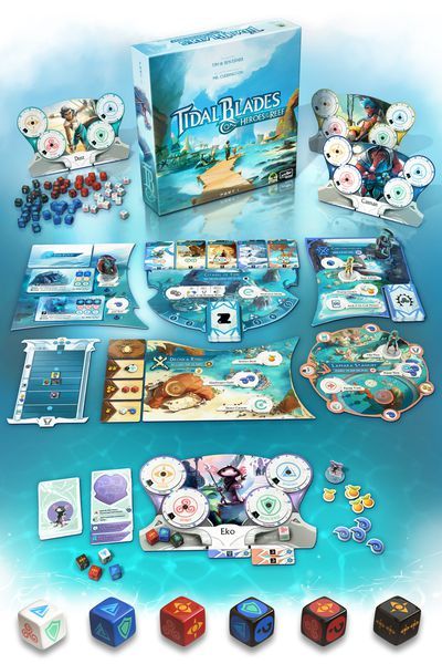 Pnp Games, Ocean Games, Board Game Themes, Pen And Paper Games, Board Game Box, Game Card Design, Water World, Board Game Design, Paper Games