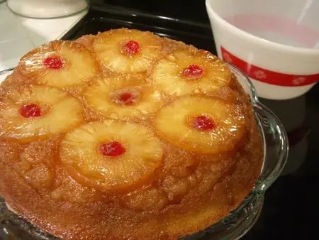 Easy and Beautiful Skillet Pineapple Upside Down Cake Mix Recipe - HubPages Skillet Pineapple Upside Down Cake Recipe, Cast Iron Skillet Cooking, Iron Skillet Recipes, Impressive Desserts, Dutch Oven Cooking, Cast Iron Skillet Recipes, Cast Iron Recipes, Dutch Oven Recipes, Pineapple Upside