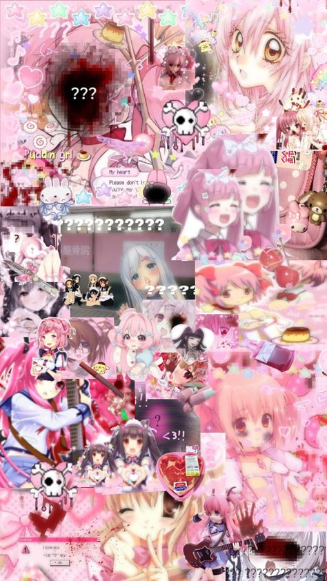 #monpremiershuffle #myfirstshuffle Yanderecore Aesthetic Wallpaper, Cute Gore Wallpers, Wallpapers Gore Kawaii, Yanderecore Wallpaper, Kawaii Core Wallpaper, Yandere Wallpaper, Yami Kawaii Background, Anime Kawaiicore Wallpaper, Silly Backgrounds