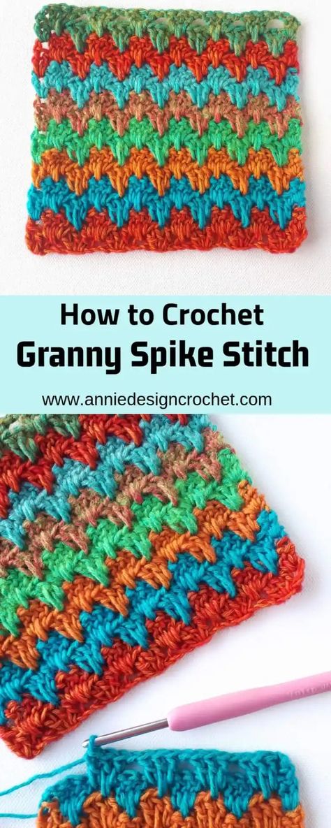 Spike Stitch Crochet, Granny Spike Stitch, Spike Stitch, Crochet Granny Stitch, Crochet Bunting, Granny Stitch, Crochet Charts, Crochet Baby Blanket Free Pattern, Hairpin Lace