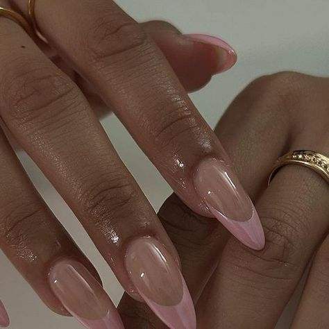 Yesenia 🇲🇽 on Instagram: "when in doubt, just french it out 🎀💓 @daily_charme magic white chrome on this soft pink French! #nails #nailsofinstagram #nailsonfleek #phxnails #phxnailtech #aznailtech #aznails #pinknails #chromenails #shimmernails #subtlenails #nails #almondnails" Chrome Pink French Tips, Pink French Tip Nails With Chrome, Pink French Tip Nails Chrome, Pink Nail Inspired, Soft Pink Chrome Nails, Pink French Tip With Chrome, Pink French Chrome Nails, Pink French Tip Chrome Nails, Pink Pearlescent Nails