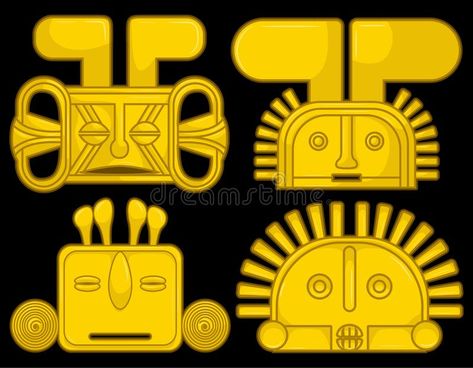 Outline Background, Inca Art, Hispanic Art, Colombian Culture, Colombian Art, Native American Symbols, Occult Art, Elementary Art Projects, Diy Canvas Art Painting