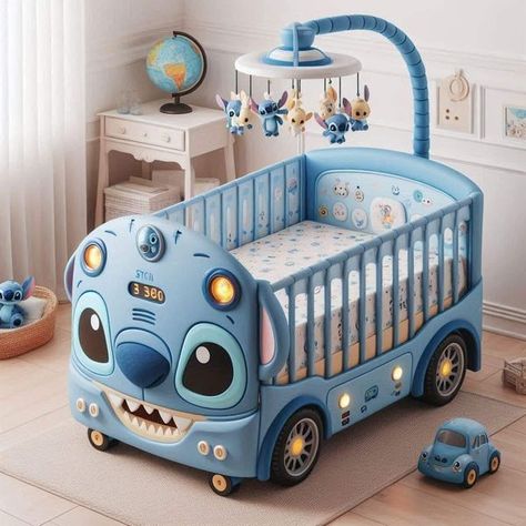 Stitch Furniture, Lilo And Stitch Nursery, Stitch Nursery, Art Ideas For Teens, Lilo And Stitch Merchandise, Disney Room Decor, Amazing Bedroom Designs, Doll House Pets, Lilo And Stitch Quotes