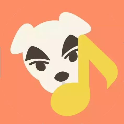 Animal Crossing Orange, App Icon Amazon, Acnh Music, Pink Yellow Wallpaper, Animal Icon Design, Spotify App Icon, Animal Crossing Music, Wallpaper Widget, Kawaii App