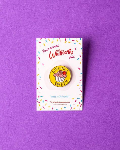 Baking Outfit, Life Is A Party, Party Life, Birthday Pins, Life Is Sweet, Soft Enamel Pins, Enamel Pin Badge, Backing Card, Tattoos For Kids