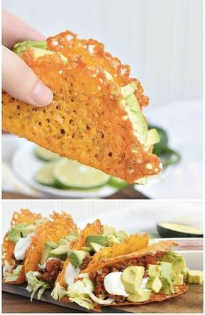 Low carb cheese taco shells. 7 Best Keto Tacos �– Fat Burning Tacos Shells and Tortillas - enjoy your Ketogenic Diet with these delicious and fast recipes! Keto tacos shells, Keto tacos salad, Keto tacos bake and other Keto tacos low carb recipes to try today! Tacos Shells, Low Carb Taco Shells, Tacos Salad, Cheese Taco Shells, Keto Tacos, Cheese Taco, Keto Taco Salad, Salad Keto, Keto Diet List