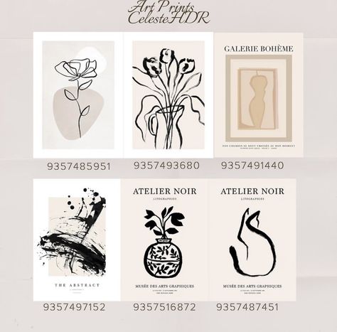 Bloxburg Picture Codes Window, Welcome Codes For Bloxburg, Bloxburg Decals Codes Modern Art, Bloxburg Picture Codes Modern Black, Adress Number Bloxburg Decal, Matisse Bloxburg Codes, Ids Quadros Bloxburg, Bloxburg Art Decal Codes, Bloxburg Yoga Studio Decals