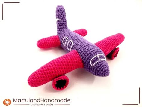 7 Crochet plane free pattern ( SitnCrochet 2023 Crochet Airplane, Airplane Applique, Mobile Diy, Crochet Toys Free Patterns, Crochet Baby Toys, Crochet Shrug, Creative Arts And Crafts, Crochet Christmas Ornaments, Applique Pattern