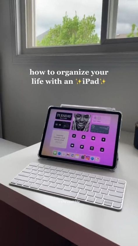 Organized Homescreen, Ipad Organization, Hacks For School, Organization Life, Ipad Organizer, College Student Hacks, Ipad Essentials, Ipad Hacks, Ipad Tutorials