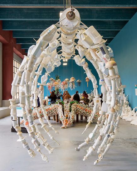 Ocean Trash, Save The Sea, Recycle Sculpture, Waste Art, Sea Sculpture, Washed Ashore, Ocean Pollution, Trash Art, Sustainable Art