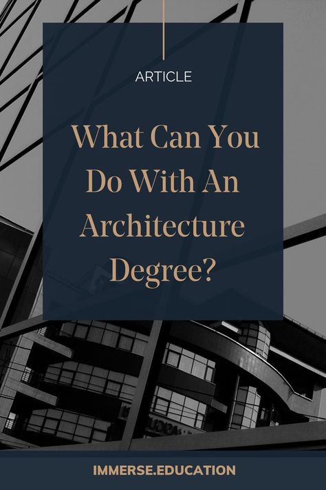 “What can you do with an architecture degree?” Great question! Architecture is the art and science of designing structures. Translating artistic design into mathematical language is a skill architecture graduates excel at. Did you know that numerous careers need the creative and mathematical skills architects possess? Here’s a list of what you can do with an architecture degree. Architecture Degree, University Tips, Law Degree, Creative Careers, Career Choices, Art And Science, Personal Statement, Computer Programming, Structural Engineering