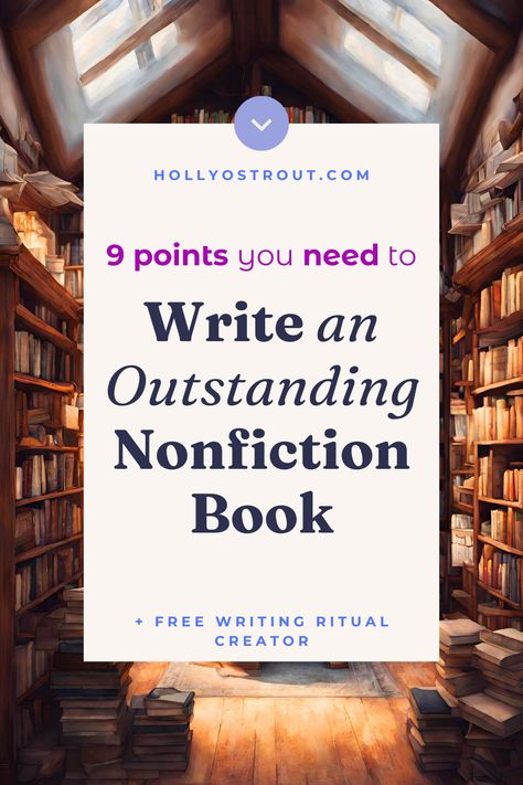 Write a nonfiction book that inspires, captivates, and motivates your readers from the first page to the last.   How? Purpose Points.   Read on to learn the Purpose Points framework to so you can write an unputdownable book for your audience.   #nonfiction #writing nonfiction #writingabook Writing Nonfiction Books, Creative Nonfiction Writing, Writing Nonfiction, Writing Prompts Poetry, Historical Nonfiction, Writing Prompts Romance, Creative Nonfiction, Entrepreneur Ideas, Nonfiction Writing