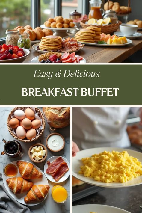 The Ultimate Breakfast Buffet Recipe You Need to Try!   Looking to create a delicious Breakfast Buffet that will impress your family and guests? Whether you're hosting a brunch party, a weekend feast, or just want an easy morning spread, this guide has everything you need! From savory egg dishes and fluffy pancakes to fresh fruits and DIY toast bars, we’ve got the best Breakfast Buffet ideas for a stress-free, mouthwatering spread.  ✨ What you’ll find in this blog post: ✅ Easy Breakfast Buffet Recipes for every occasion ✅ Best Breakfast Buffet Setup tips to make your table look amazing ✅ DIY Breakfast Buffet at Home – fun and creative ideas to try ✅ Breakfast Buffet Menu Inspiration for a balanced, tasty spread  #BreakfastBuffet #BreakfastBuffetIdeas #BestBreakfastBuffetSetup Breakfast Buffet At Home, Breakfast Buffet Recipes, Breakfast Buffet Ideas, Continental Breakfast Buffet, Buffet Recipes, Hotel Breakfast Buffet, Buffet Setup, Hosting A Brunch, Energizing Smoothies