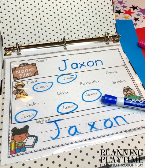 Name Practice Activities, Preschool Name Recognition, Name Activities Preschool, Kindergarten Names, Freetime Activities, Preschool Names, Name Practice, Name Recognition, Prek Classroom