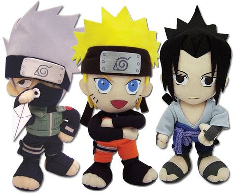 i have the Kakashi one and my freind has a Sasuke one im savin up for the naruto one and hopfully ill be able to get every single naruto plushie there is. :) Naruto Plush, Naruto Shippuden Naruto, Shippuden Naruto, Anime Ninja, Anime Merchandise, Naruto Characters, Naruto Shippuden Anime, Anime Figures, Naruto Uzumaki