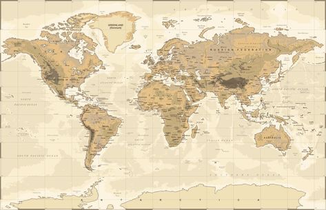 Map Wall Mural, Antique World Map, World Map Wallpaper, Map Background, Map Wallpaper, Embossed Wallpaper, World Map Wall Art, World Map Wall, Wall Maps