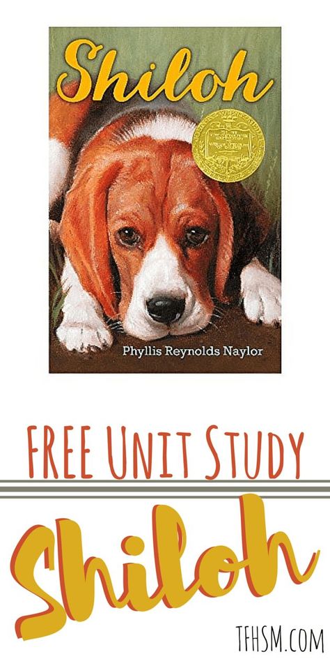 FREE Shiloh Literature Unit Study Shiloh Book, Free Unit Study, Literature Unit Studies, Unit Studies Homeschool, Reading Unit, Homeschool Books, 5th Grade Reading, Author Studies, 4th Grade Reading