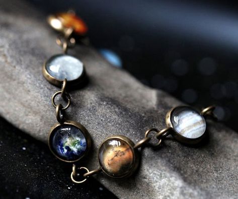 Solar System Bracelet Milky Way Planets, Galaxy Bracelet, Planets Images, 8 Planets, Solar System Bracelet, Planet Jewelry, Galaxy Planets, Space Jewelry, Wedding Bracelets