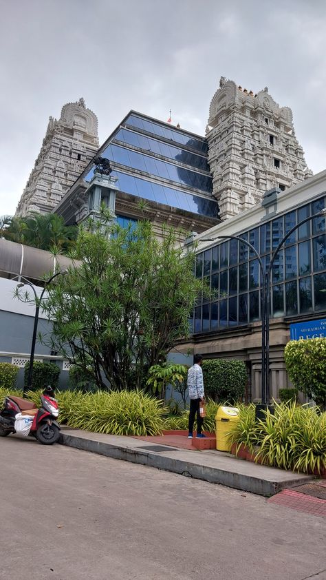 Bangalore Temple Snap, Temple Snap, Bangalore City, Steel Gate Design, Steel Gate, Peace Art, Face Aesthetic, Driving Pictures, Bedroom Furniture Design