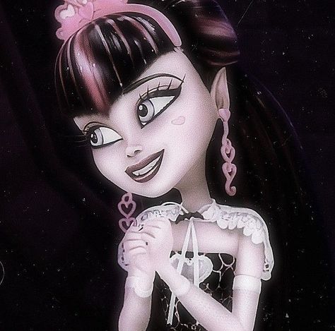 Draculaura Pfp Icon, Draculora Pfp, Draculaura Icon, Draculaura Aesthetic, Foto Best Friend, Disney Barbie, Emo Princess, Arte Monster High, Pink Grunge