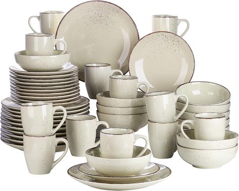 Vancasso Dinner Service, Navia Stoneware Tableware Set : Amazon.de: Home & Kitchen Ceramic Dinnerware Set, Dinner Service, Liberia, Ceramic Dinnerware, Porcelain Dinnerware, Plated Desserts, Tee Set, Stoneware Ceramics, Dinner Set