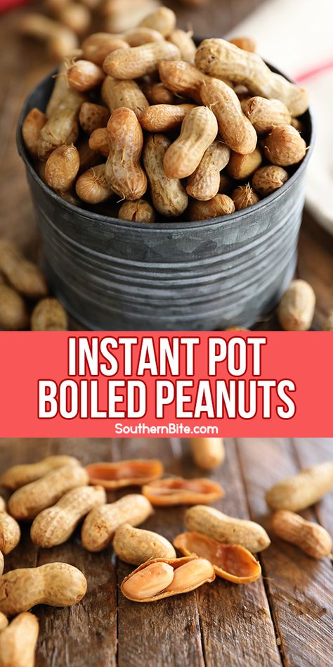 This recipe for Instant Pot Boiled Peanuts is easy and so much faster than the traditional method. The pressure cooker also makes these some of the most flavorful boiled peanuts you'll ever have! Boiled Peanuts Recipe, Boiled Peanuts, Best Pressure Cooker, Peanut Recipes, Bbq Seasoning, Instant Pot Dinner Recipes, Insta Pot, Instapot Recipes, Instant Pot Pressure Cooker