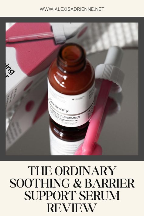 Is The Ordinary Soothing & Barrier support serum worth it? Pink Serum, Flaking Skin, Pink Texture, Skincare Review, Wash Your Face, The Hype, Beauty Expert, Improve Skin, Retinol