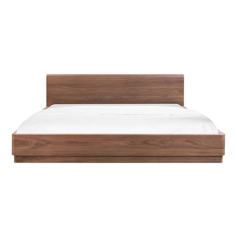 Mille Bed & Reviews | AllModern Nightstand And Dresser, West Elm Bedding, Brown Bed, Round Off, Table Cafe, Wood Platform Bed, Panel Headboard, Comfort Design, Bedroom Collection