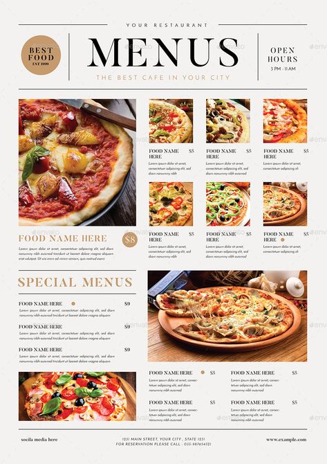 Food Menus Designs, Good Menu Design, Noodles Menu Design, Food Menu With Pictures, Food Menu Design Ideas Templates, Newspaper Menu Design, Menu Fast Food Design, Fast Food Menu Design Ideas, White Menu Design