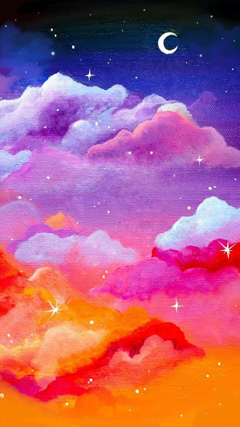 karen cheok/daixykaren Iridescent Watercolor, Graphic Poster Art, Art Painting Gallery, Sunset Painting, Amazing Art Painting, Madison Beer, Beautiful Sunset, Pretty Wallpapers, Diy Art