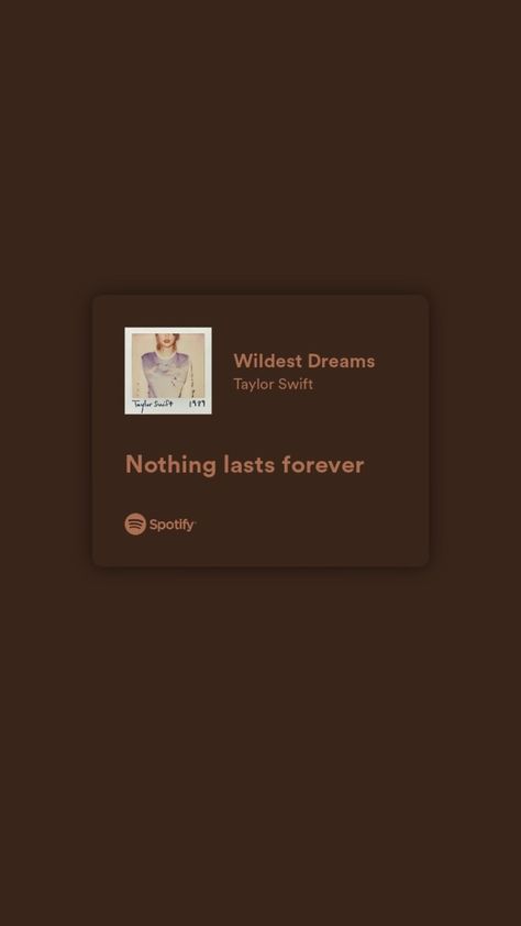 Nothing Ever Lasts Forever Song, Brown Song Lyrics, Forever Song, Nothing Lasts Forever, Spotify Lyrics, Pink Posters, Just Lyrics, Summer Bucket, In A Heartbeat