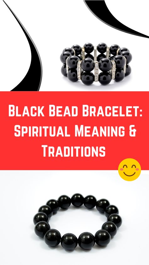 Black Bead Bracelet: Spiritual Meaning & Traditions (Facts) Black Bead Bracelet, Bracelets With Meaning, Chakra Beads, Different Meaning, Black Beaded Bracelets, Dream Meanings, Make A Person, Spiritual Meaning, New Fashion Trends