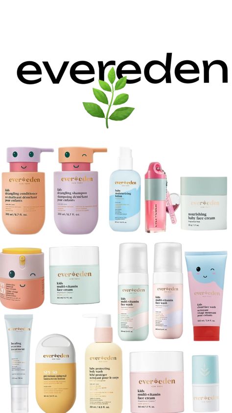 #evereden #kids #skincare Everdeen Skincare, Evereden Kids Skincare, Everdeen Skincare Kids, Skin Care For 11 Year, Skincare For 12 Yrs Old, Sephora Skin Care For Kids, Skincare For 11 Yrs Old, Skincare Routine For Kids, Kid Skincare