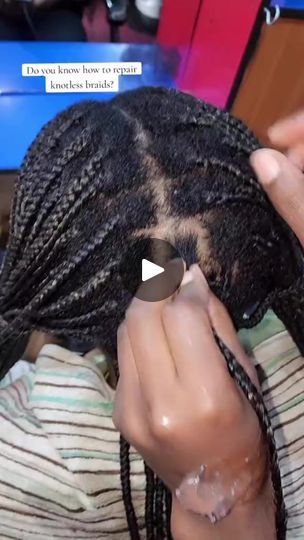 Knotless Braid, Knotless Braids, Hair Tutorial, Braids, Repair, Hairstyles, Hair Styles, Plaits