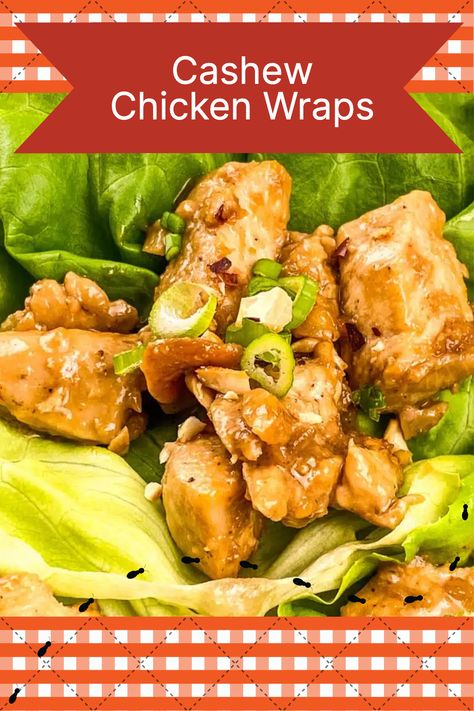 Craving a delicious skillet meal that you can eat on the go? Look no further than Cashew Chicken Wraps! This hearty wrap is a healthier version of the traditional Chinese-style dish. Ingredients: 1 lbs. boneless, skinless chicken breast, cubed 2 T. unsalted butter 3 large green onions, sliced (white and green parts separated) 1-2 cloves garlic, minced Sea salt and black pepper, to taste I large head Bibb lettuce, separated, rinsed, and patted dry ½ c. chopped cashews, lightly salted Cashew Chicken Lettuce Wraps, Crisp Chicken, Bibb Lettuce, Nutrient Packed Smoothies, Clean Eating Lunch, Cashew Chicken, Chicken Lettuce Wraps, Clean Cooking, Wellness Recipes