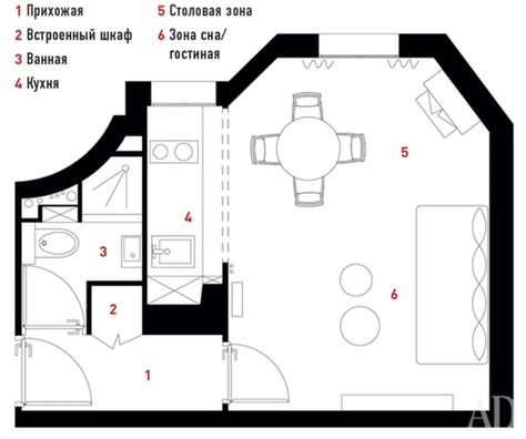 You’ll Never Believe this Paris Apartment is only 194 Square Feet | Apartment Therapy Small Apartment Paris, Small Apartment Floor Plans, Paris Flat, French Apartment, Plan Paris, Apartment Floor Plan, Studio Apt, Tiny Apartments, Stylish Apartment