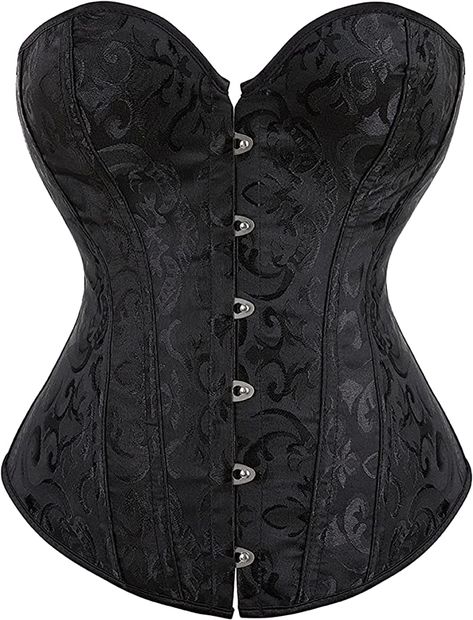 The Corset is lined in cotton material for durablity and support, and protect the exterior fabric. This Vintage Boned corset gives you firm muscle control and instant waist reduction. A beautiful piece for your collection, the corset is boned for support with high quality workmanship and SUPER SOFT material to sculpt an hourglass figure. A must have fashion accessories and a waist cincher to your wardrobe. Bustier Top Corsets, Corset Bustier Top, Satin Bustier, Boned Corsets, Corset Bustier, Overbust Corset, Strapless Corset, Corset Lace, Orange Blouse