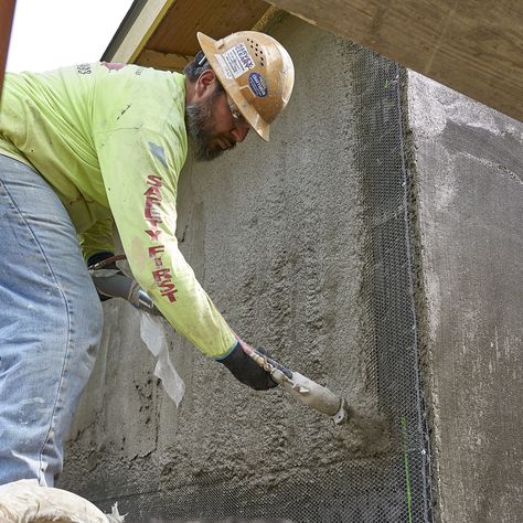 Lime Slurry, Exterior Stucco, Roof Coating, Stucco Walls, Portland Cement, Concrete Cement, Brown Coat, Paint Cans, Curb Appeal