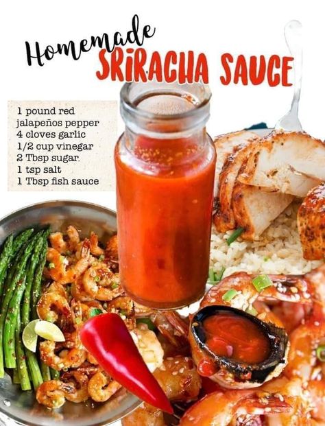 Homemade Sriracha Sauce, Homemade Sriracha, Homemade Sauce Recipes, Greek Salad Recipes, Salad Dressing Recipes Homemade, Catering Ideas Food, Tastemade Recipes, Quick Recipes Snacks, Salad Recipes For Dinner