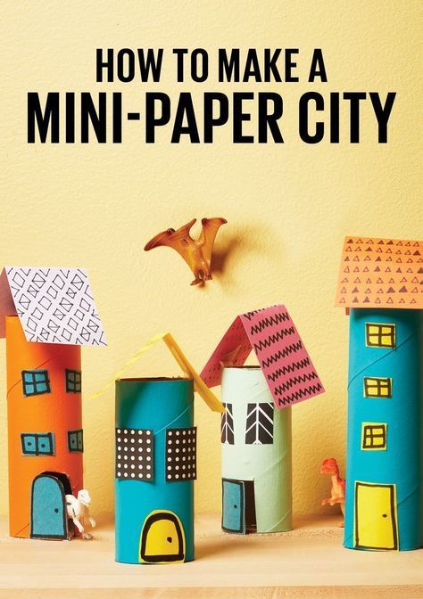 Roll Craft, Mini City, Paper City, Toilet Paper Roll Crafts, Paper Roll Crafts, Paper Towel Roll Crafts, Paper Rolls, Paper Towel Rolls, Craft Organization