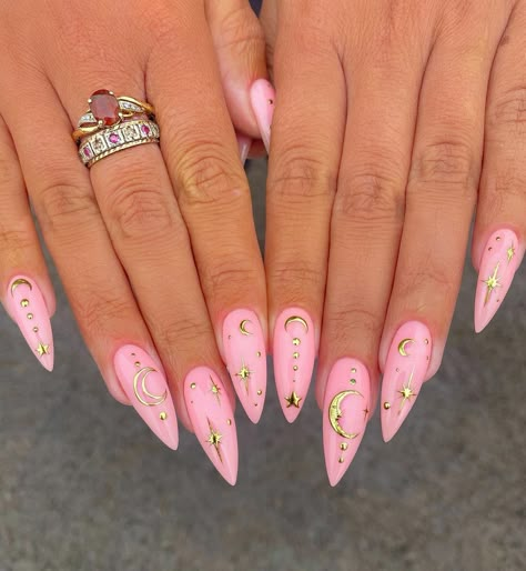 Nail Stiletto, Nails Fun, Green Nail Designs, French Nail Designs, Oval Nails, Cool Nail Designs, Cool Nail Art, Best Acrylic Nails, Flower Nails