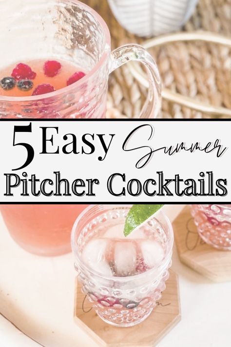 5 Summer Patio Pitcher Cocktails Cocktail Recipes In A Pitcher, Drink Pitchers Parties, Alcholic Drinks For A Party In A Pitcher Summer, Easy Summer Pitcher Cocktails, Pool Drinks Alcohol Summer Cocktails, Summer Drinks Nonalcoholic Pitcher, Summer Pitcher Drinks Non Alcoholic, Pitcher Vodka Cocktails, Alcohol Pitcher Recipes