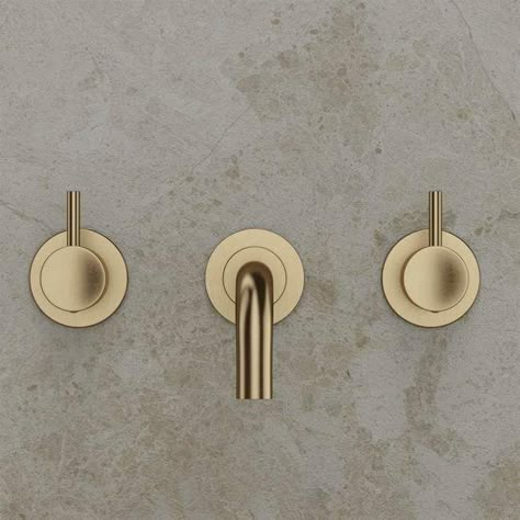 Crosswater Mpro, Brass Bathroom Fixtures, Wall Mounted Taps, Wall Taps, Brass Tap, Shower Fittings, Wall Mounted Basins, Bath Mixer, Brass Bathroom