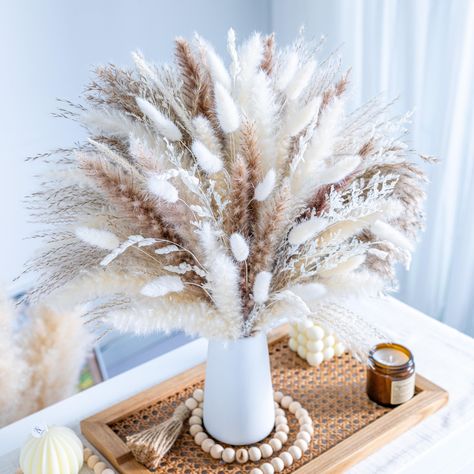 PRICES MAY VARY. ❁BEAUTIFUL HOME DECOR - Be ready for our attention-grabbing pampas grass to stand out in any room!Whether it be homes, offices, or weddings, our pampas grass fits effortlessly with boho, farmhouse, and modern style decorations! ❁With proper care -our Pampas Grass Bouquet can last up to three years, making it a sustainable and eco-friendly decorating option.keep it dry and enjoy the beauty of this low-maintenance floral arrangement,our pampas grass is an easy and low-maintenance Hippie Camper, Wedding Floral Arrangements, Bouquet For Wedding, Dried Flowers Bouquet, Grass Bouquet, Pampas Grass Bouquet, Dried Pampas, Grass Decor, Pampas Grass Decor