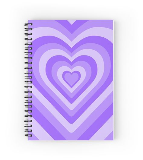 Purple Notebook Aesthetic, Purple School Aesthetic, Purple Notebooks, Aesthetic Purple Heart, Purple School Supplies, Lines Aesthetic, Purple Notebook, Purple Journal, Notebook Aesthetic